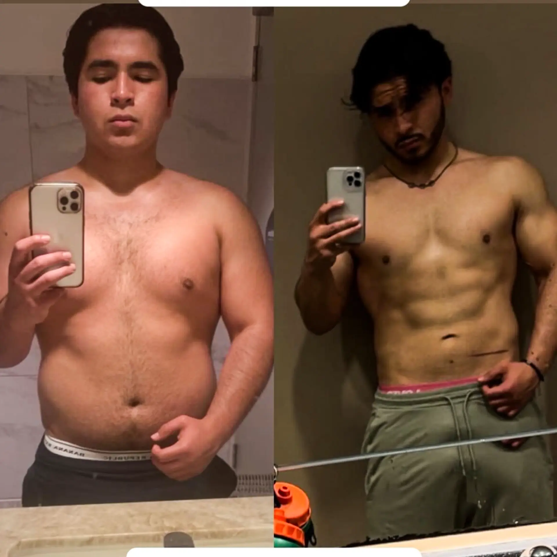 Client progress photo